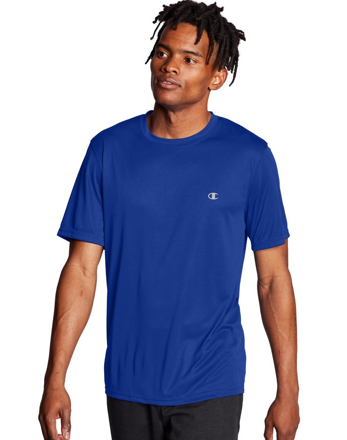 Camiseta Champion Hombre - Double Dry® ( Azules ) 1846502-NE